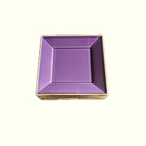 Pottery Barn Elegant Purple/Eggplant Salad Plates 5 pcs